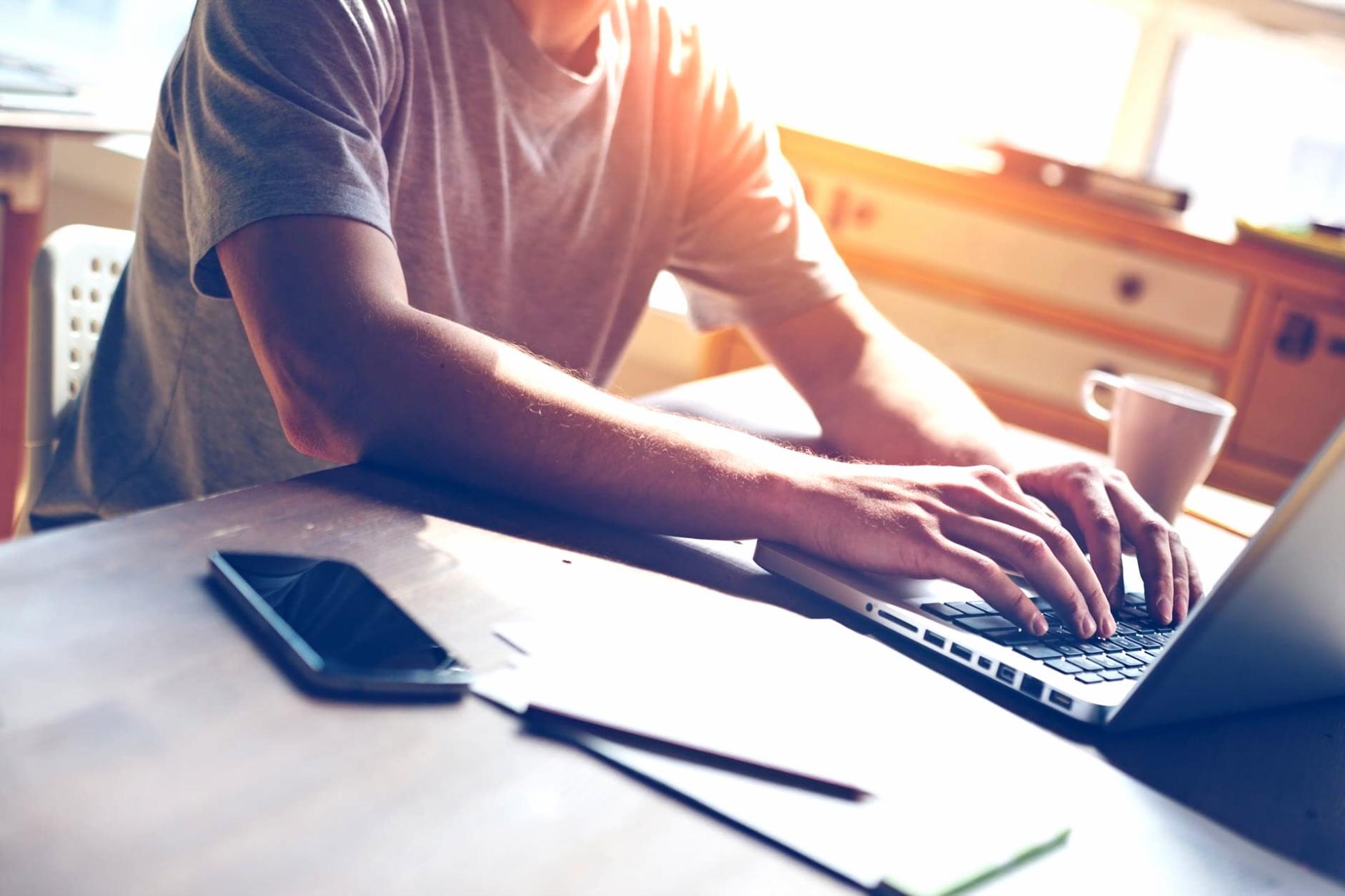 実際のコピーライティング作業風景